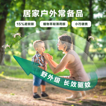 绿色丛林基孔肯雅热驱蚊防蚊喷雾15%避蚊胺户外花露水驱蚊液驱蚊水50ml 商品图6