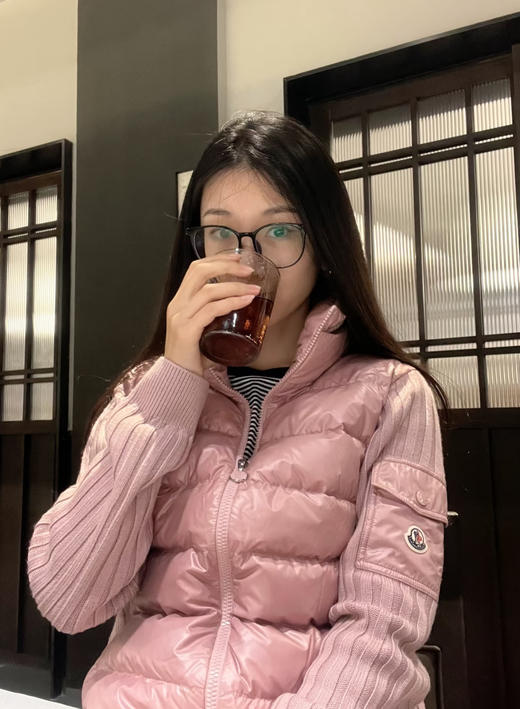 蒙口 25立领修身女拼接羽绒 （SS） 商品图6