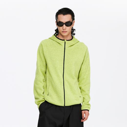 oneup抓绒连帽宽松拉链外套 商品图1