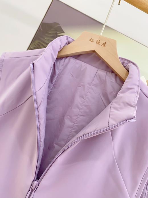 松植屋秋冬女款防风气绒叠穿马甲立领防风设计内里100%绵羊毛锁温 商品图5