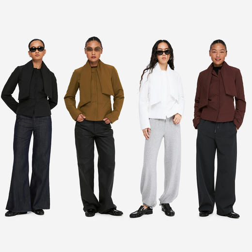 oneup围巾绑带轻薄棉服 商品图4