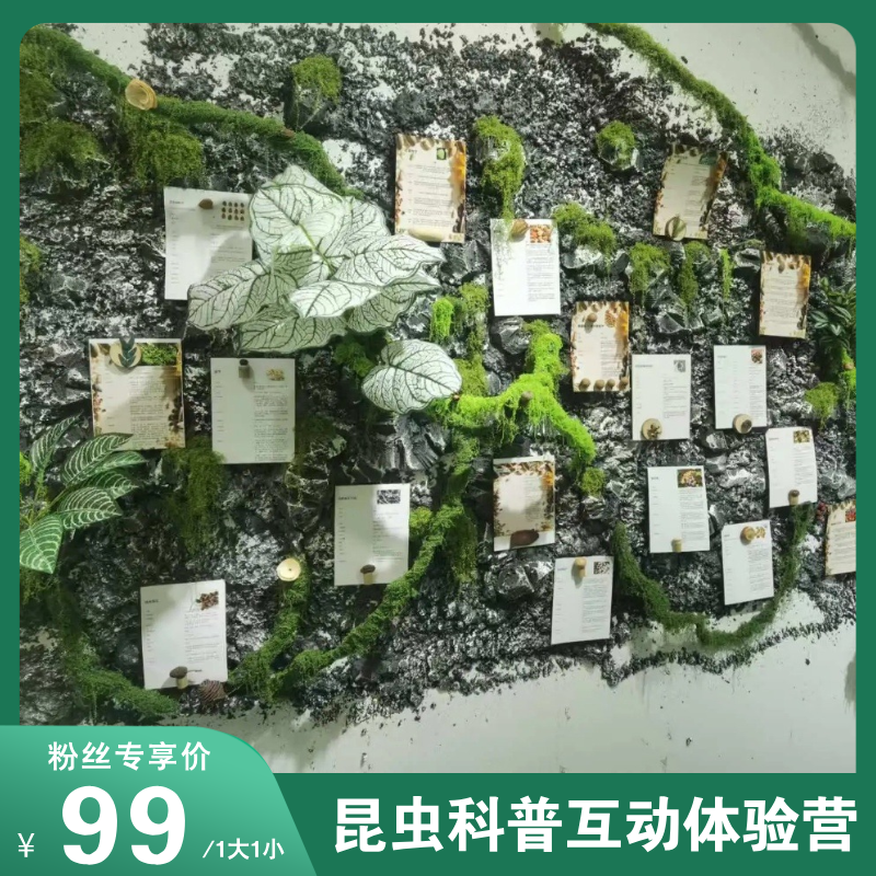 【探索微观奇迹·开启自然之旅】一场可以“动手”的昆虫科普互动体验，触摸 “活教材”，还能把真蝴蝶标本带回家！限定15组