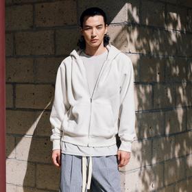 oneup运动加厚抓绒拉链连帽卫衣（男女同款）