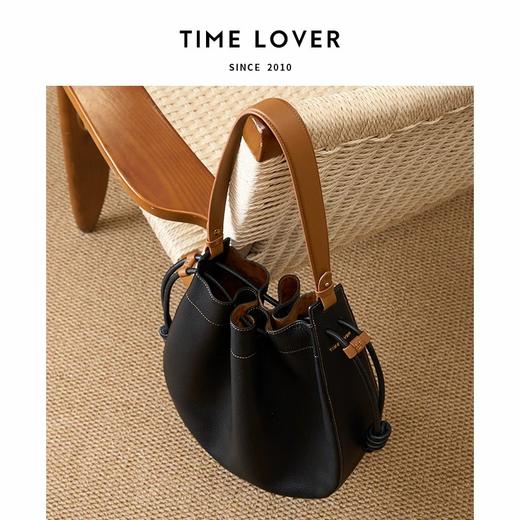【扶摇软软包】TIME LOVER 大小号时尚简约小众单肩包 商品图1