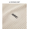 a minimal club刺绣logo华夫格半拉链卫衣翻领长袖半开襟AM59ST15 商品缩略图3