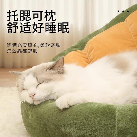 猫窝冬季保暖通用狗窝小型犬冬天加厚半封闭式四季猫咪窝猫床用品 商品图3