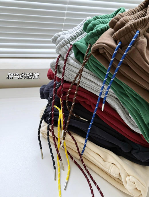 加绒加厚小花卫裤运动裤 商品图2