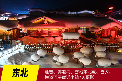 12月24日【东北】延吉、雾凇岛、雪地东北虎、雪乡、横道河子童话小镇7天摄影 商品图0