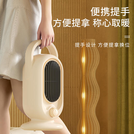 秋冬【复古暖风机】小型家用PTC陶瓷发热 取暖器大功率桌面宿舍礼品  商品图2