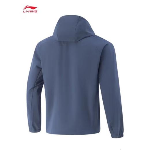 李宁男子2025春秋休闲连帽运动夹克外套AFDV675-10 商品图1