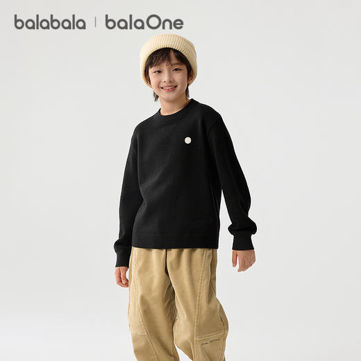 巴拉巴拉balaOne童装儿童毛衣男女童2025新款春秋打底衫毛衫亲子 商品图2