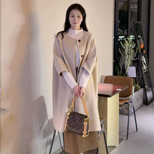 （康赛妮A类纱线）火桐hooton 半高领山羊绒坑条打底衫25A650 商品图1