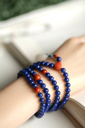 临时福利秒杀品 阿富汗青金本命佛手串与念珠 约卡6 是平安的祝愿