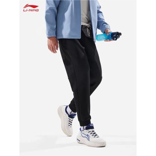 李宁男子2025秋季束脚宽松运动裤AKLV331-5 商品图0