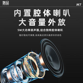 妙品M7电吹管乐器专业款2025新款十大品牌中老年电萨克斯笛子黑色标配 商品图6