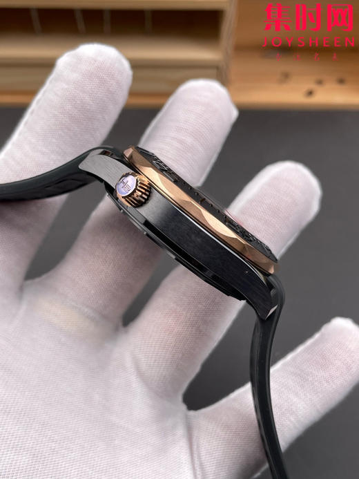 墨黑海马 桀骜登场 欧米茄新品VS海马300米系列 间玫金陶瓷海马 男士腕表 8806一体机 表径43.5mm 商品图3