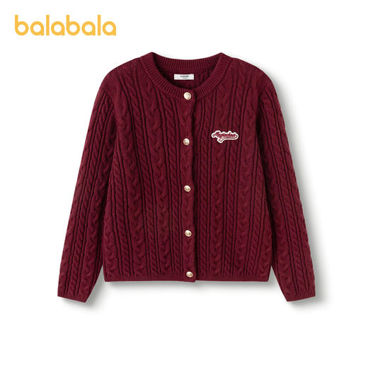 【商场同款】巴拉巴拉童装儿童针织开衫女童2025新款春秋装毛衫潮 商品图4