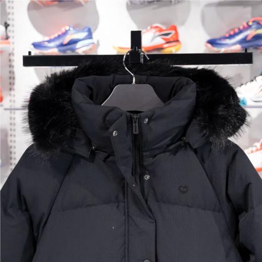 李宁女子冬季鸭绒长款羽绒服外套AYMU192-3 商品图2