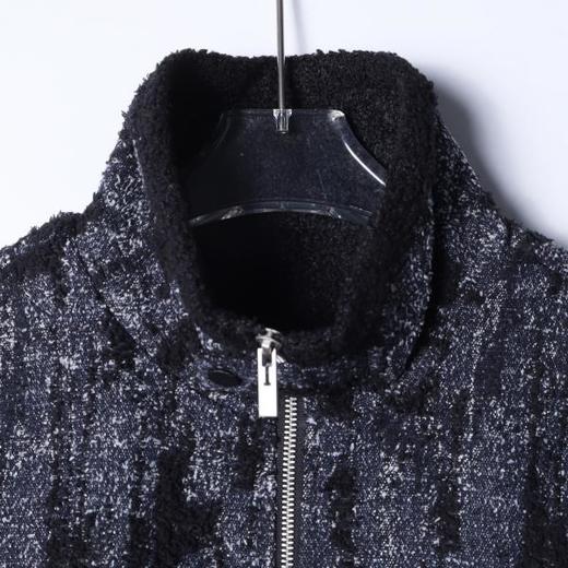 SDSA男士秋冬新款痞帅男装韩版时尚撞色拉链立领夹克外套百搭时尚 商品图1