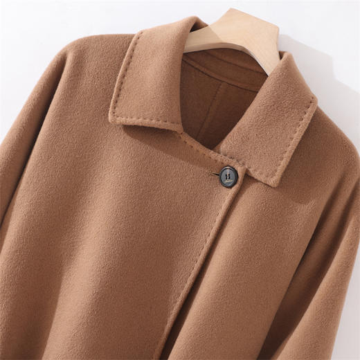 【清河羊毛羊绒专场】鹿展LZ806女士羊绒大衣30%山羊绒 70%羊毛 商品图6