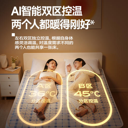 【秋冬电热毯电褥子】安全调温家用学生宿舍家用 3C认证石墨烯加热 商品图3