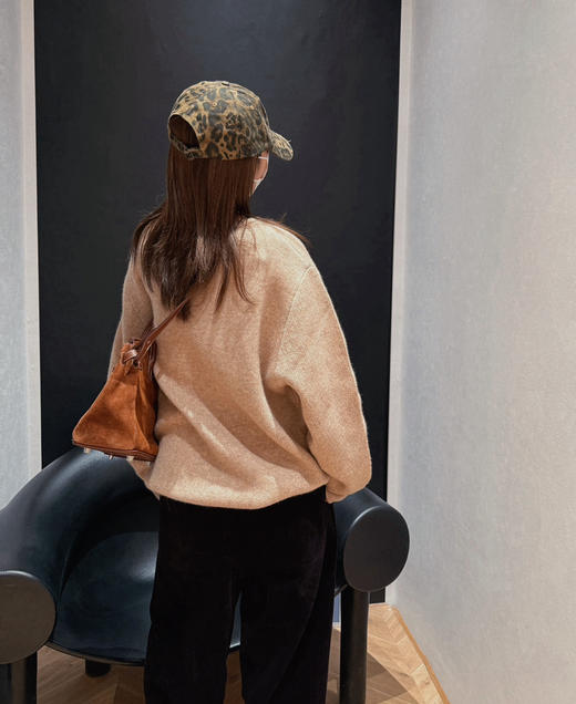 王一博同款双面鳄鱼巴素兰工艺羊毛毛衣102106 商品图9