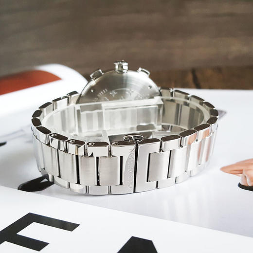 【95新】LOUIS VUITTON 路易威登Q11215自动机械机芯日期显示、计时TAMBOUR系列41.5MM（男款）精钢131025NJS08 商品图6