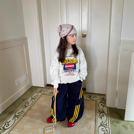 【🌈加绒卫衣天花板💰59.9任选 2件】52色A类加绒卫衣多巴胺缤纷色彩男女童百搭休闲卫衣长T 商品图6