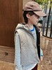 2025冬季男女儿童极简户外风！双面穿单排扣连帽轻盈棉马甲外套！ 商品缩略图1