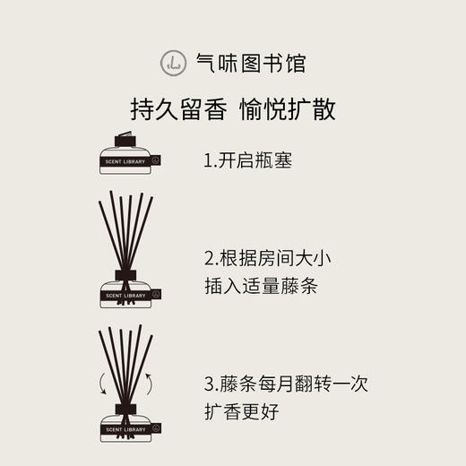 【百元get属于你的香气世界】气味图书馆无火香薰/藤条香薰集合100ml 持久留香 商品图3