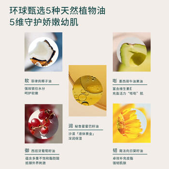 EVER EDEN婴儿抚触油按摩油保湿润肤油天然小金瓶50ml美国进口送礼 商品图7