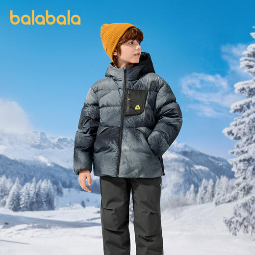 【商场同款】巴拉巴拉童装男童羽绒服2025年新款保暖外套冬防泼水 商品图2