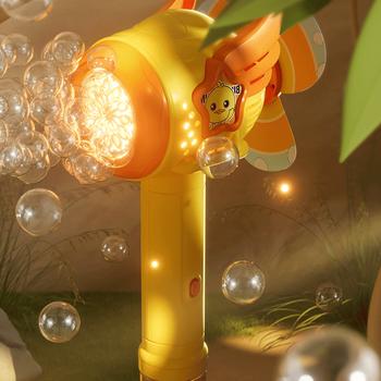 索迪黄小鸭吹泡泡机枪棒婴儿童玩具男女孩电动手持全自动婚礼六一礼物 商品图6