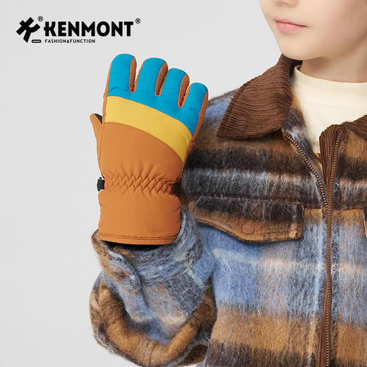 卡蒙儿童可触屏三防保暖手套KM-4474 | 保暖又实用、适合多种户外场景【HZ】 商品图6