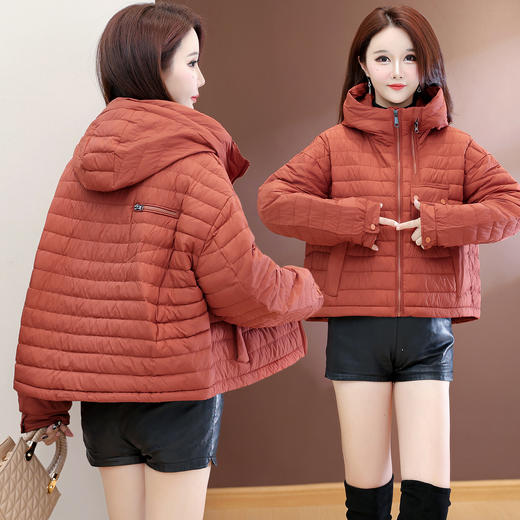 QYM 25KB797-Y时尚轻薄羽绒服韩版宽松加白鸭绒保暖羽绒服 商品图0