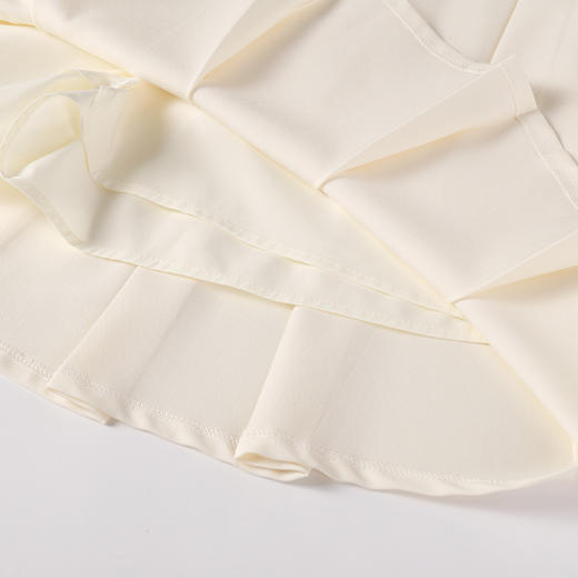 奢姿大码女装2025秋季减龄钉珠粗花边两件套胖妹妹时尚百褶套装9953953639AB 商品图4