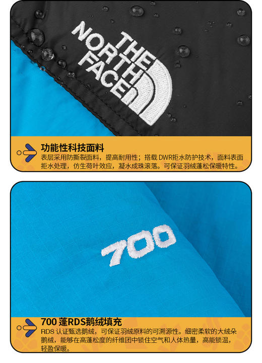 北面   25年秋冬  羽绒服  82TS 商品图3