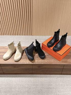 爱马仕 冬新款切尔西短靴及踝靴（DBG）