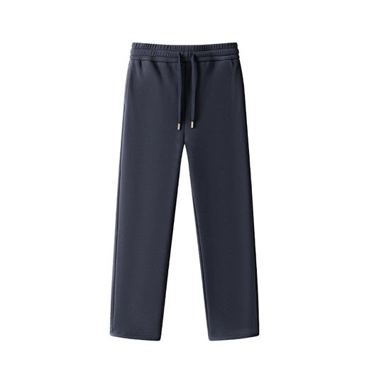 占姆士男士新款蚕丝羊毛保暖卫裤2025秋冬御寒防风百搭宽松休闲裤 商品图5