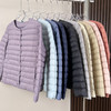 丁摩 羽绒服内胆女短款轻型90白鸭绒长袖薄款无领V领轻薄U家同款打底衫5zf-8902 商品缩略图3