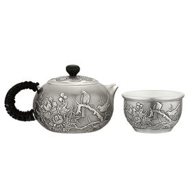 金鹊报喜壶三杯套装