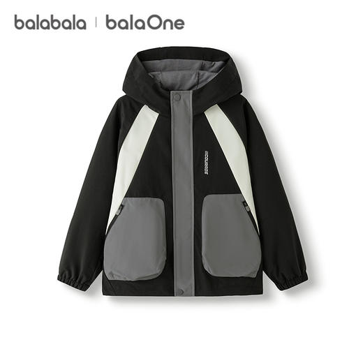 【风壳衣】巴拉巴拉balaOne男外套儿童上衣2025新款秋工装防泼水 商品图4