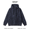 SDSA男士秋冬新款痞帅男装复古扎染抽绳连帽卫衣休闲百搭套头上衣 商品缩略图1