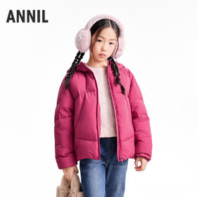 【实体店同款】女童短款羽绒服冬季新款安奈儿童装AG545376