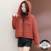 QYM 25KB797-Y时尚轻薄羽绒服韩版宽松加白鸭绒保暖羽绒服 商品缩略图3