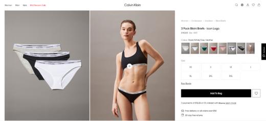 比基尼内内，性感不止一面。一盒三条高腰引力带提花内裤C102258 商品图5