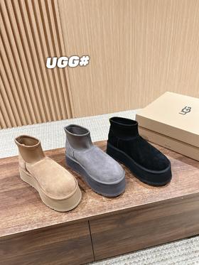 𝐔𝐆𝐆 油叽叽新款迪普靴，短款mini靴(XR)