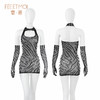 【情趣内衣】霏慕 热辣野性斑马纹连身网衣套装7401 商品缩略图13
