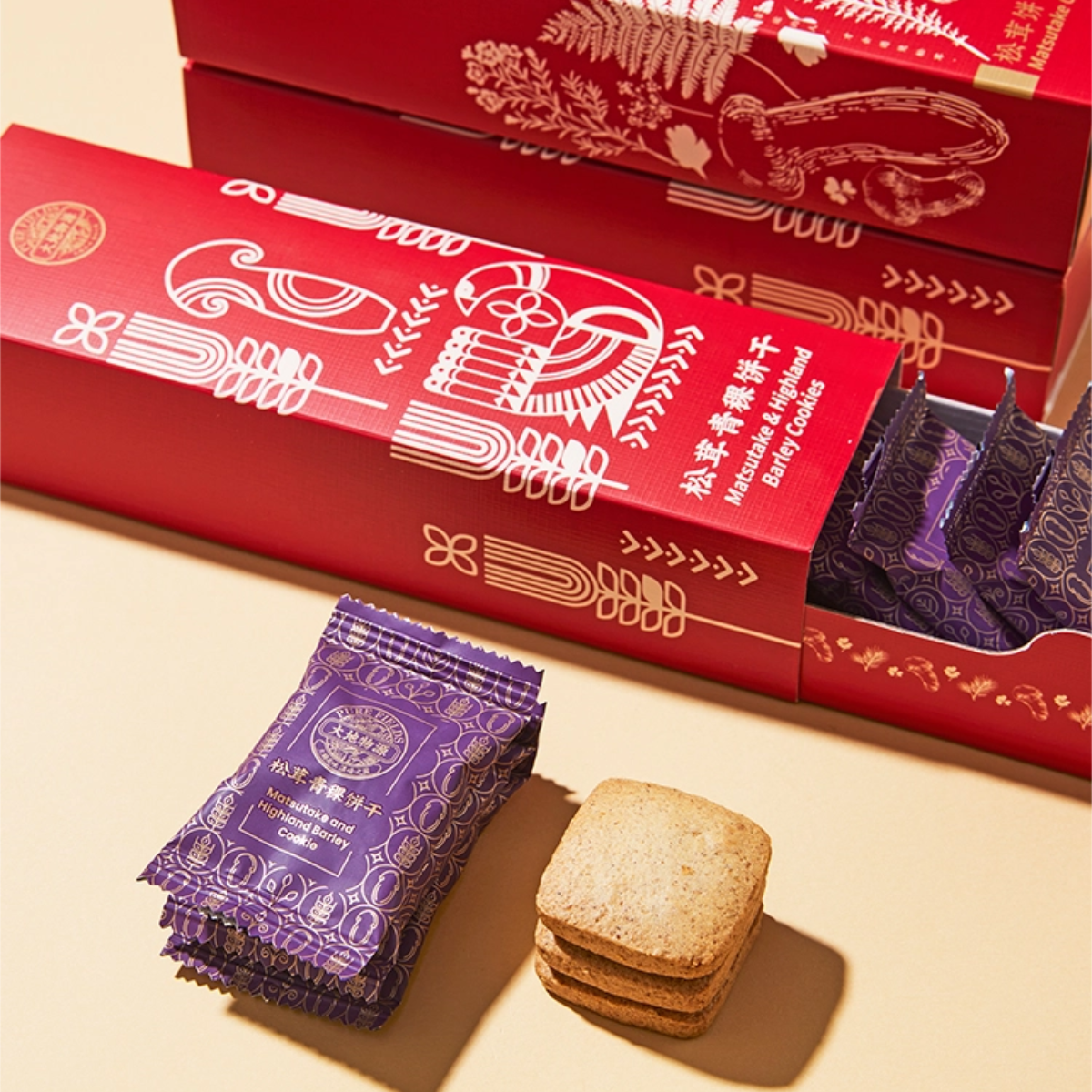 菜头商城 松茸青稞饼干 （轻享装、礼盒装）