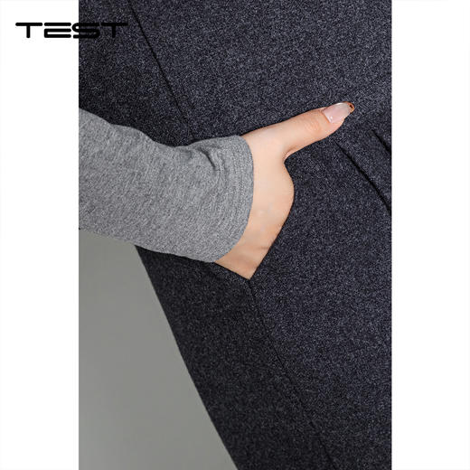 冬上新通勤穿搭高级感气质轻松慵懒套装裤4254010 商品图3